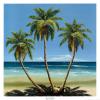 Three Palms Tropical Art