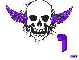 amanda purple skull