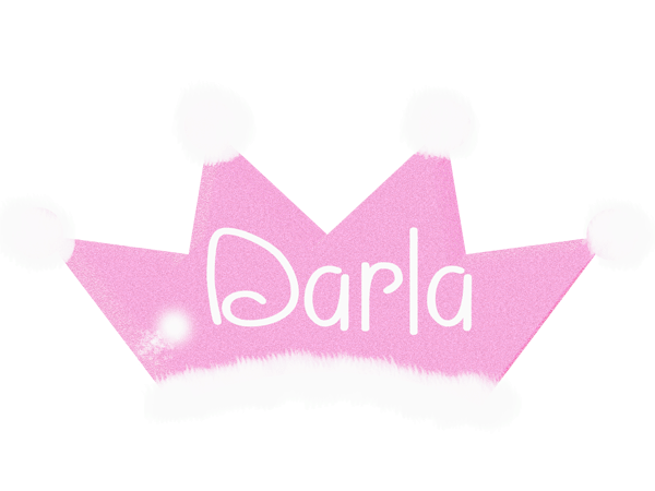 Pink Darla Glitter Tiara