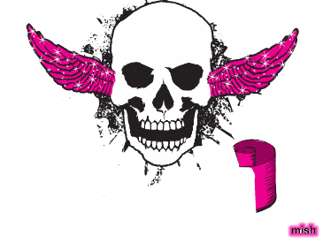 kayleigh pink skull