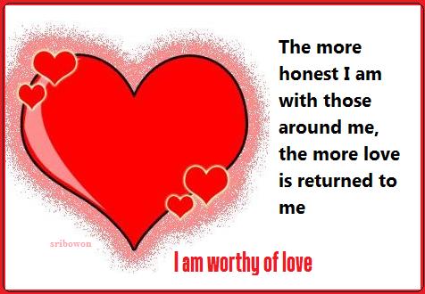 I'm worthy of love