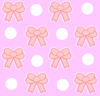 Kawaii Pink Bow Background