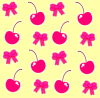 cherry and bow background