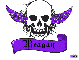 meagan purple skull