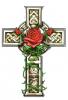 Cross with Roses