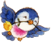sweet blue bird