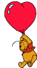 Pooh with a balloon