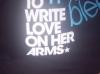 To Write Love On Her arms