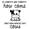 if cowboys....