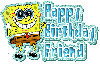 Spongebob - Happy Birthday Friend