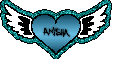 Green/Blue Heart Amisha