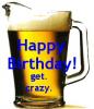 Happy Birthday Beer Pitcher