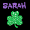 Sarah- Shamrock Icon