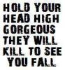 Hold your head High