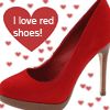 i love red shoes