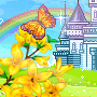 rainbow & castle