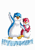 Scamper the Penguin With GLitter