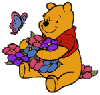 Pooh w/flowers