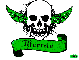 mariela green skull