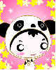 too cute panda boy : i love you