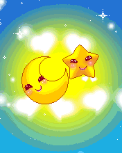 moon & sun / pig & pig love