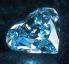 diamond heart blue