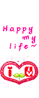 happy my life heart