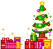 christmas trees and gifts