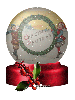 Christmas Greetings Globe