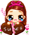 cute kawaii red haired girl
