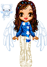 Cute angel girl