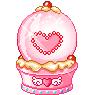 Cute pink heart