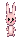 mini pink bunny 