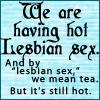 hot lesbian sex!! lol