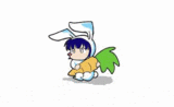 Cute Little Hinata and Naruto