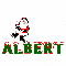 santa skating on Albert