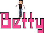 Betty Boop dancing on Betty