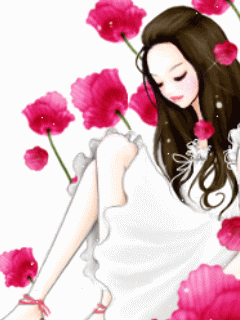 GIRL WITH FLOWERS