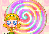 cute kawaii lollipop girl