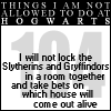What not to do at Hogwarts