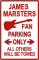 James Marsters no parking sign