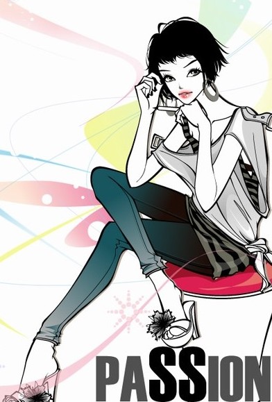 cute kawaii fashion girl