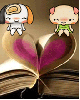 cute kawaii book love