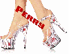 high heel shoes with dice in them