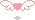 flying pink heart 