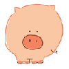 cute kawaii pig