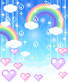 raibows and hearts