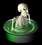 Skeleton In Cauldron